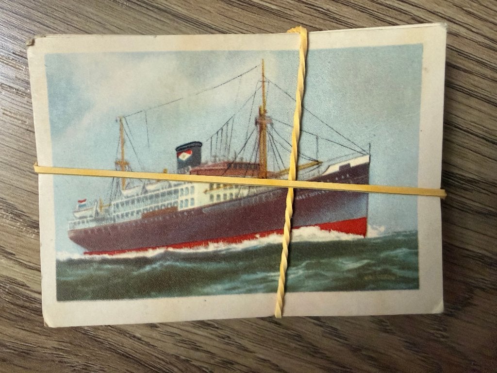 Captain Grant sigaretten schepen plaatjes 1950, Verzamelen, Ophalen of Verzenden, Gebruikt, Motorboot of Zeilboot, Kaart, Foto of Prent