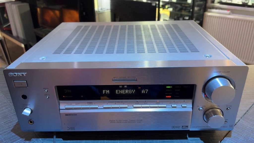 Zware 5x 110W QS serie SONY STR-DB840 met Phono, Ophalen, Zo goed als nieuw, Sony, 120 watt of meer