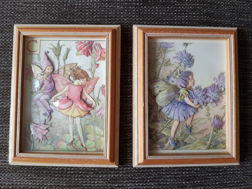 Fotolijst flower fairy bloemen meisjes 3D, Ophalen of Verzenden, Overige figuren, Zo goed als nieuw, Overige typen