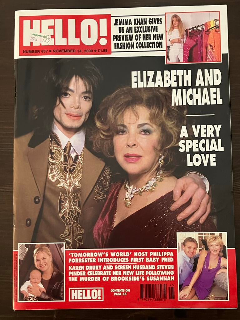 Hello! Magazine Michael Jackson & Elizabeth Taylor (2000), Ophalen of Verzenden