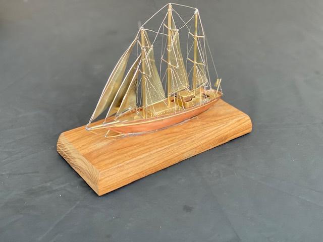 Schitterend handgemaakt model van de Eendracht in koper/mes, Ophalen of Verzenden, Nieuw, Overige merken