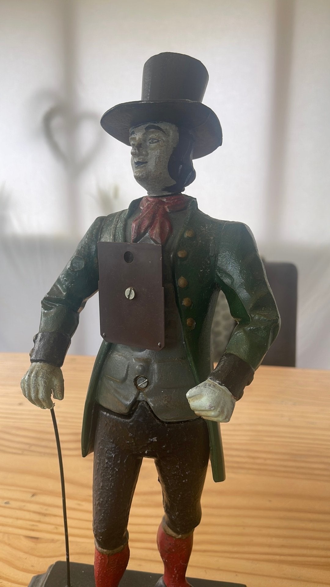 Antieke gietijzerenvorm man, Antiek en Kunst, Antiek | Overige Antiek, Ophalen of Verzenden