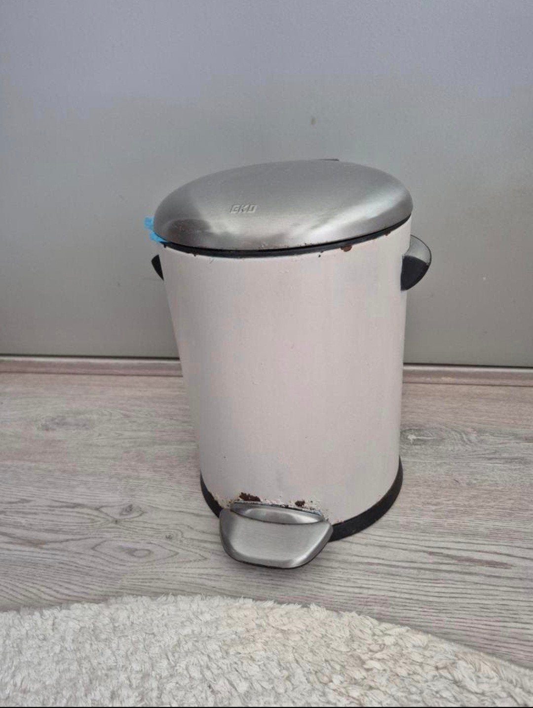 EKO 5 liter pedaalemmer, Huis en Inrichting, Woonaccessoires | Prullenbakken, Ophalen, Gebruikt, Met pedaal, Minder dan 10 liter