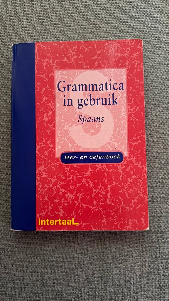 Grammatica in gebruik Spaans, Niet van toepassing, Ophalen of Verzenden, Zo goed als nieuw, Alpha