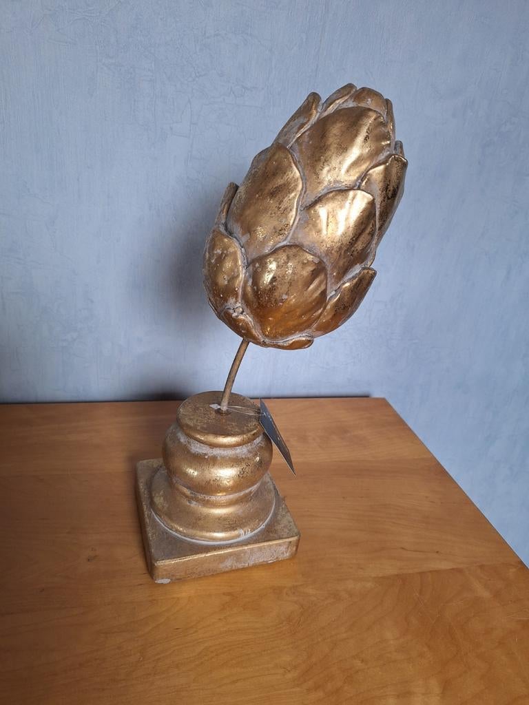 Countryfield decoratie artisjok goud - beschadigd, Ophalen, Nieuw