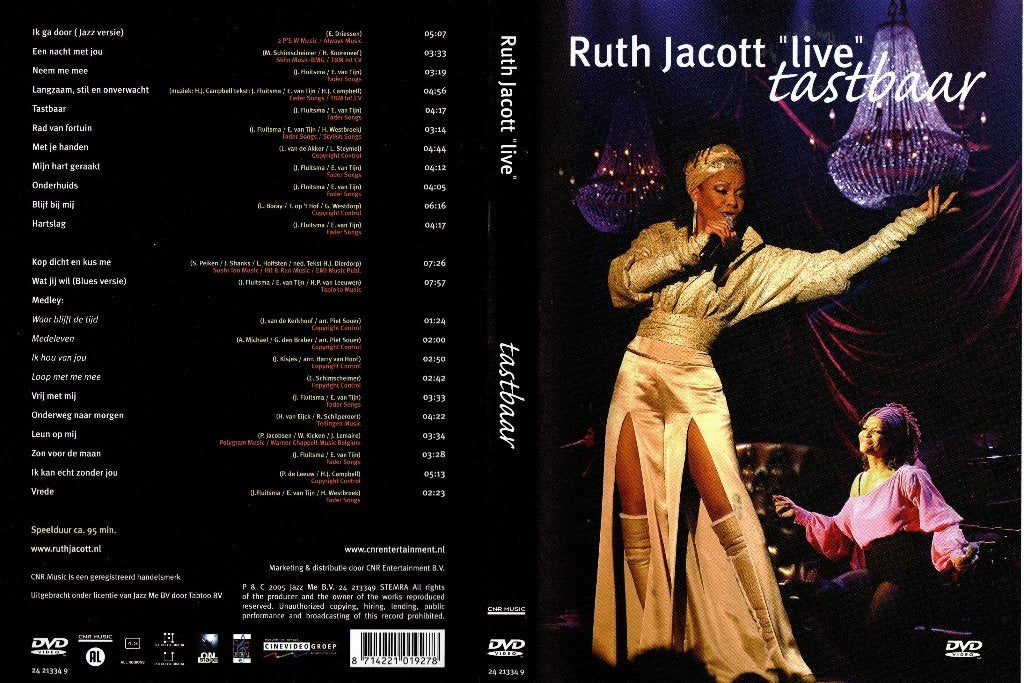 Ruth Jacott, Live, Tastbaar, Alle leeftijden, Ophalen of Verzenden, Zo goed als nieuw