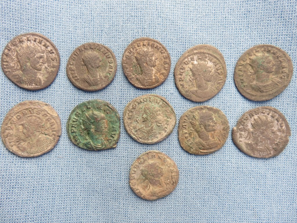 Antoninianii . Romeins - 3e eeuw A.D. .  bodemvondsten, Ophalen of Verzenden, Overige landen, Losse munt