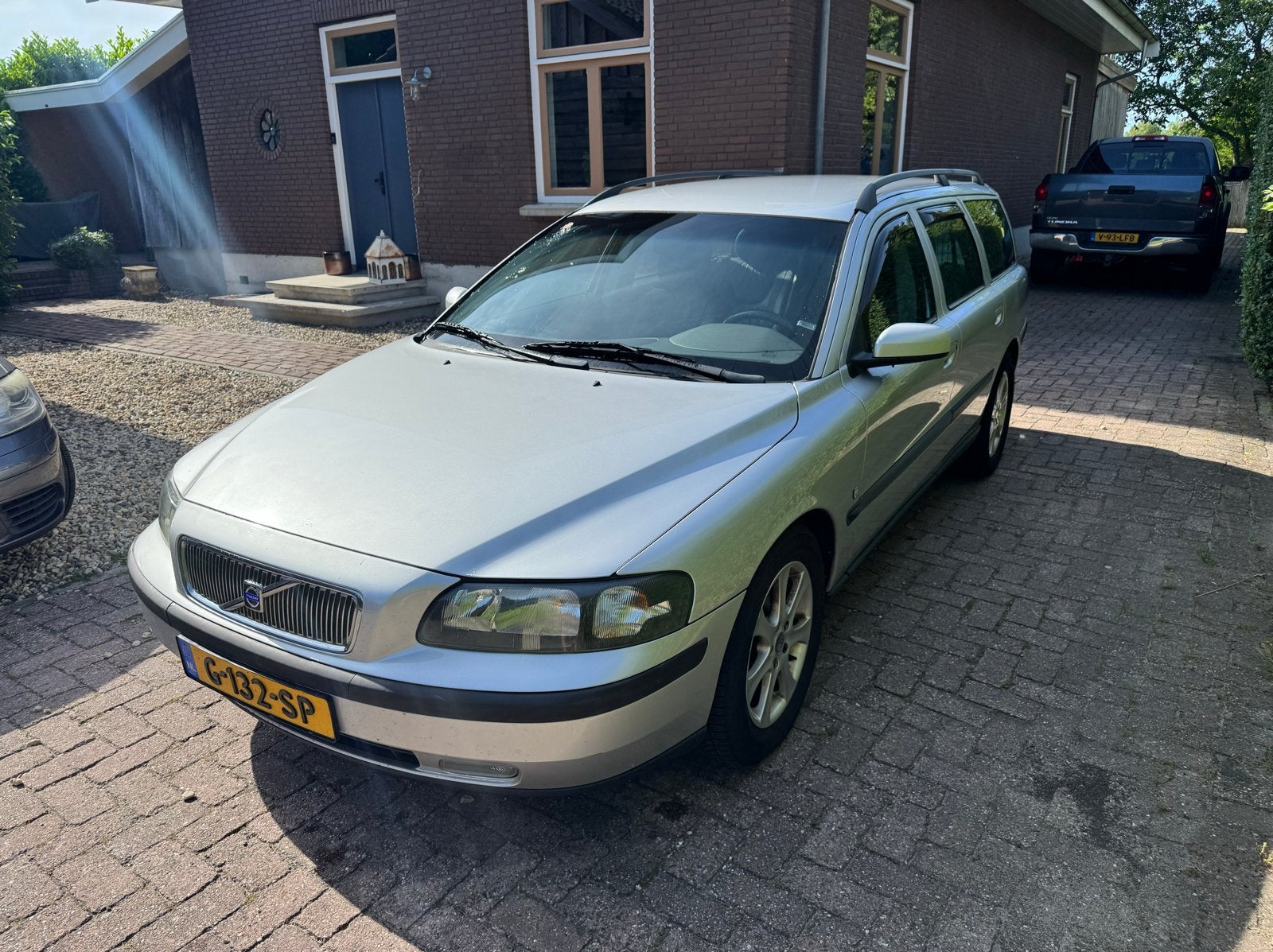 Volvo V70 2.4 D 2003 Grijs, Auto's, Volvo, Particulier, V70, ABS, Airbags, Airconditioning, Alarm, Apple Carplay, Automatische klimaatregeling