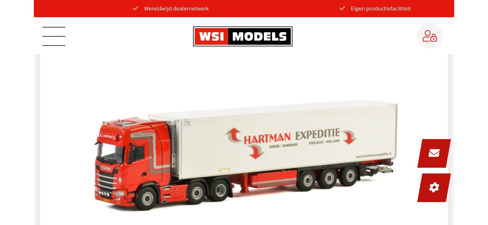 wsi scania hartman gevraagd, Ophalen of Verzenden, Zo goed als nieuw, Bus of Vrachtwagen, Wsi