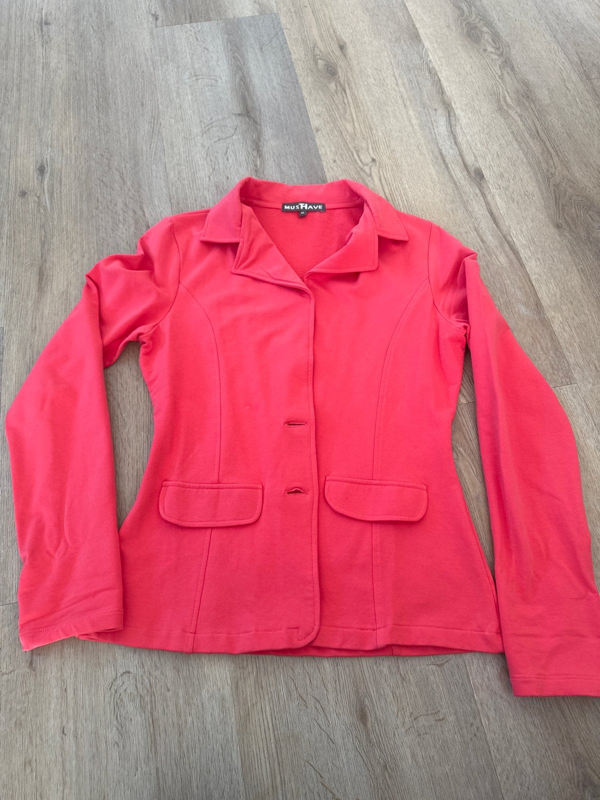 MusTHave rood jasje maat M, Maat 38/40 (M), Ophalen of Verzenden, Zo goed als nieuw, Jasje