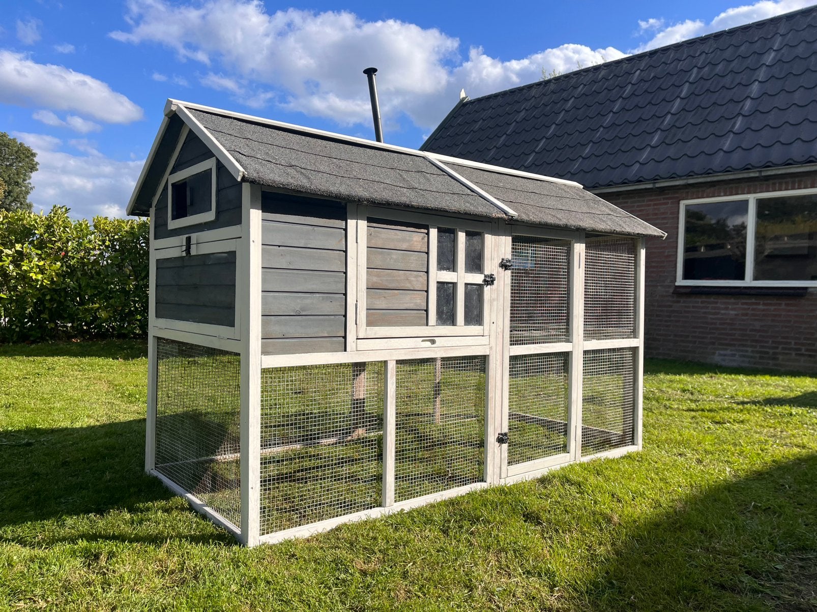 Kippenhok te koop – geschikt voor 5 à 6 kippen!, Dieren en Toebehoren, Pluimvee | Toebehoren, Ophalen, Zo goed als nieuw, Kippenhok of Kippenren