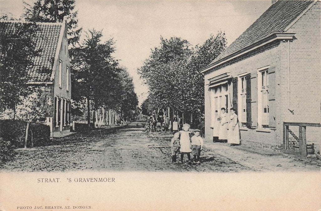 702-391-037 Straat 'S Gravenmoer, Verzenden, Voor 1920, Noord-Brabant