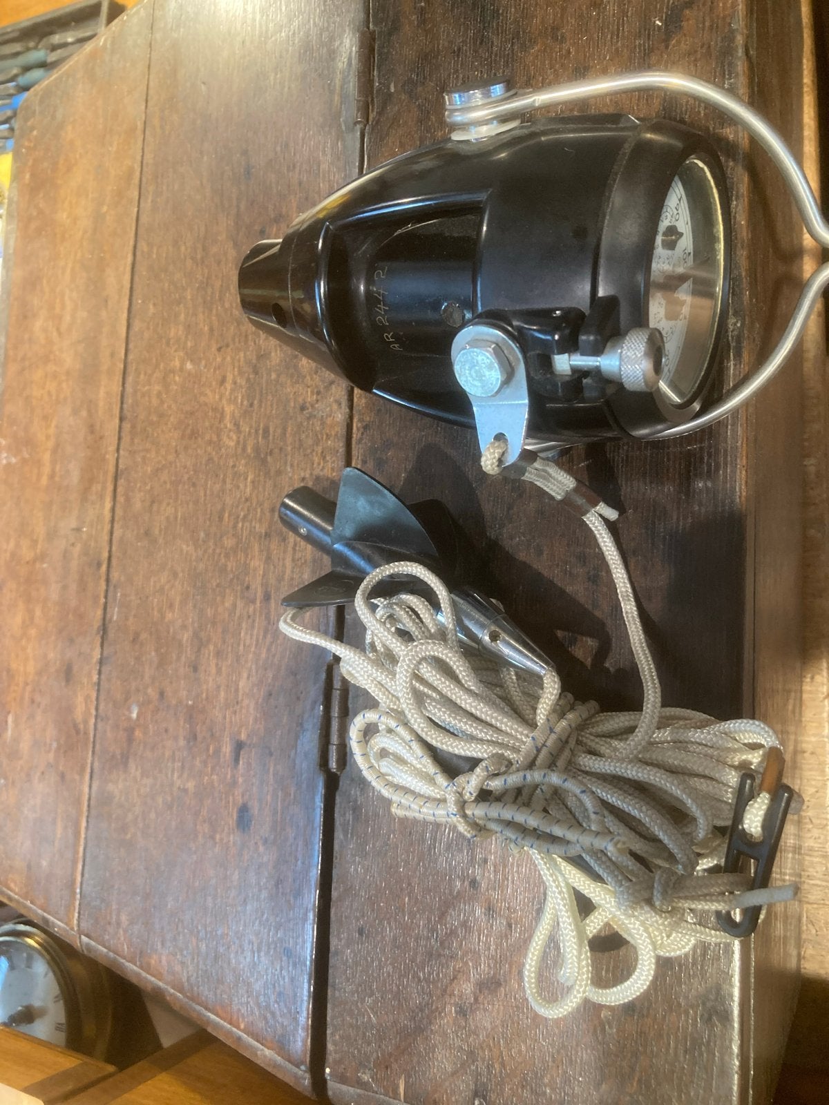 Vintage Walker Sleeplog Snelheidsmeter voor boten, Ophalen of Verzenden, Gebruikt, Overige typen