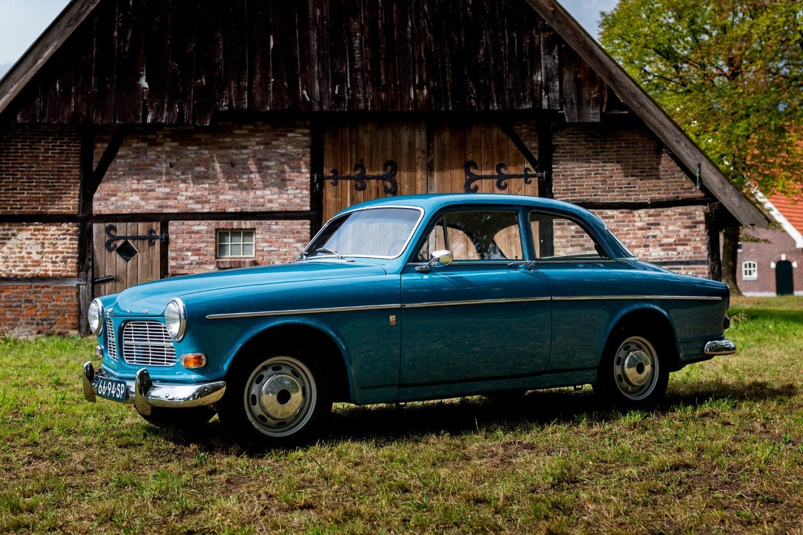 Volvo 133GT,  1970 hemelsblauw, Auto's, Voorwielaandrijving, Zwart, 4 cilinders, Blauw