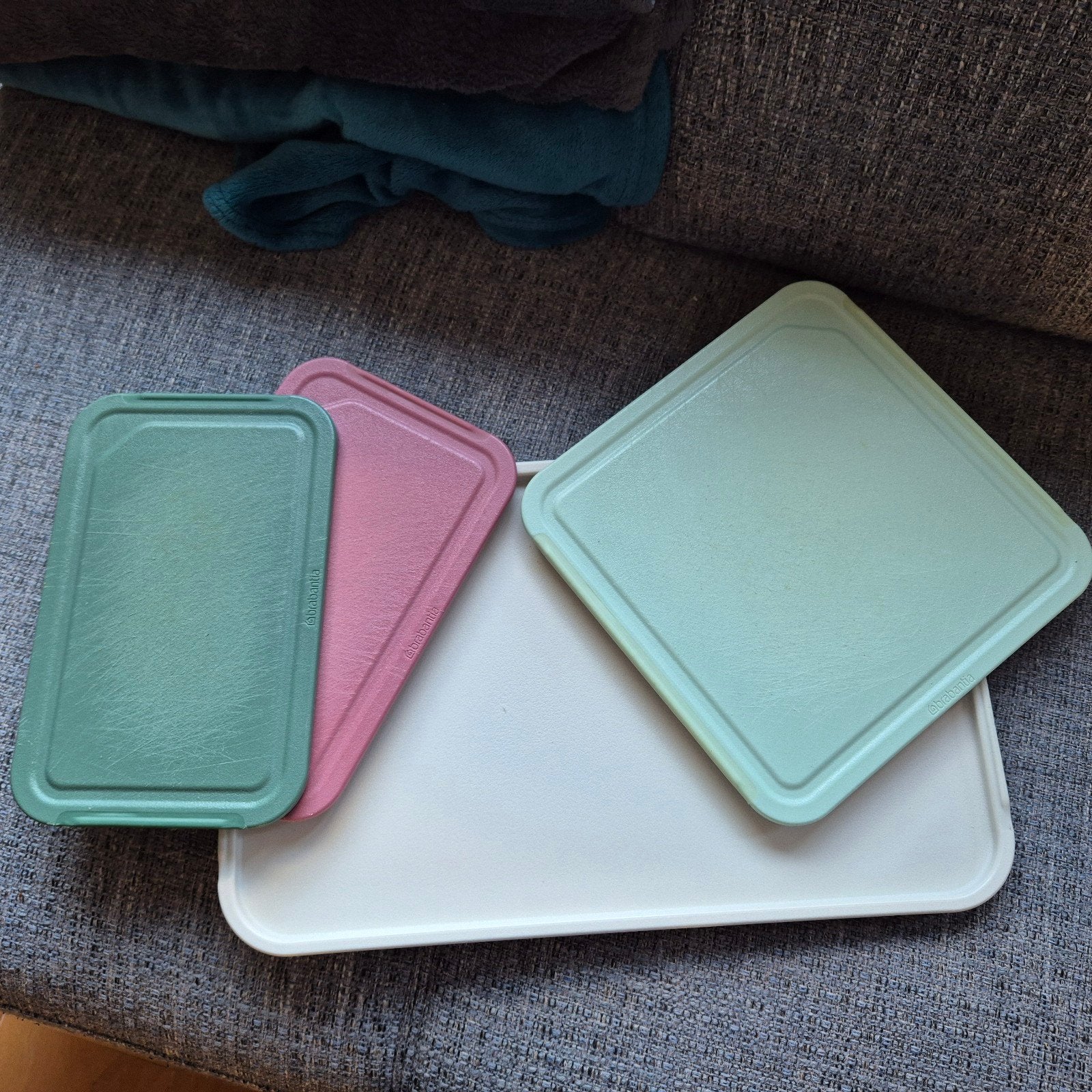 Brabantia snijplanken set met nieuw dienblad, Kunststof, Snij-/serveerplank, Nieuw, Ophalen of Verzenden