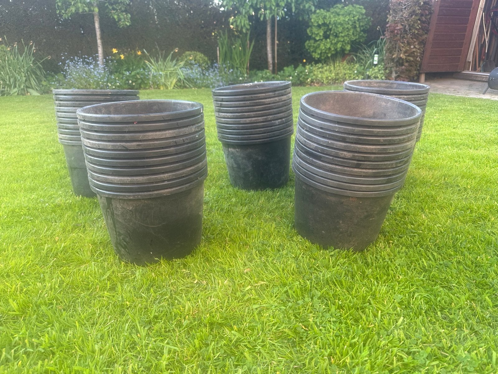 kweekpotten plantenpotten bloempotten 7L diam 26xH20 cm 200x, 25 tot 40 cm, Kunststof, Rond, Nieuw