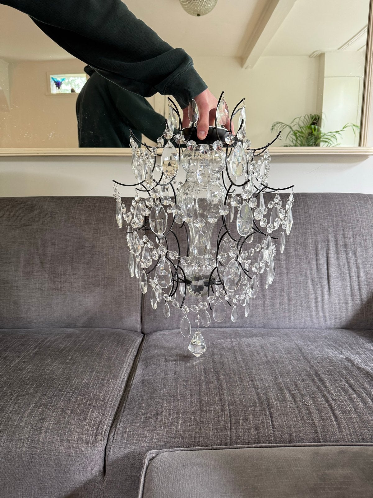 IKEA KRISTALLER kroonluchter - nieuw, Huis en Inrichting, Ophalen, Nieuw, Glas