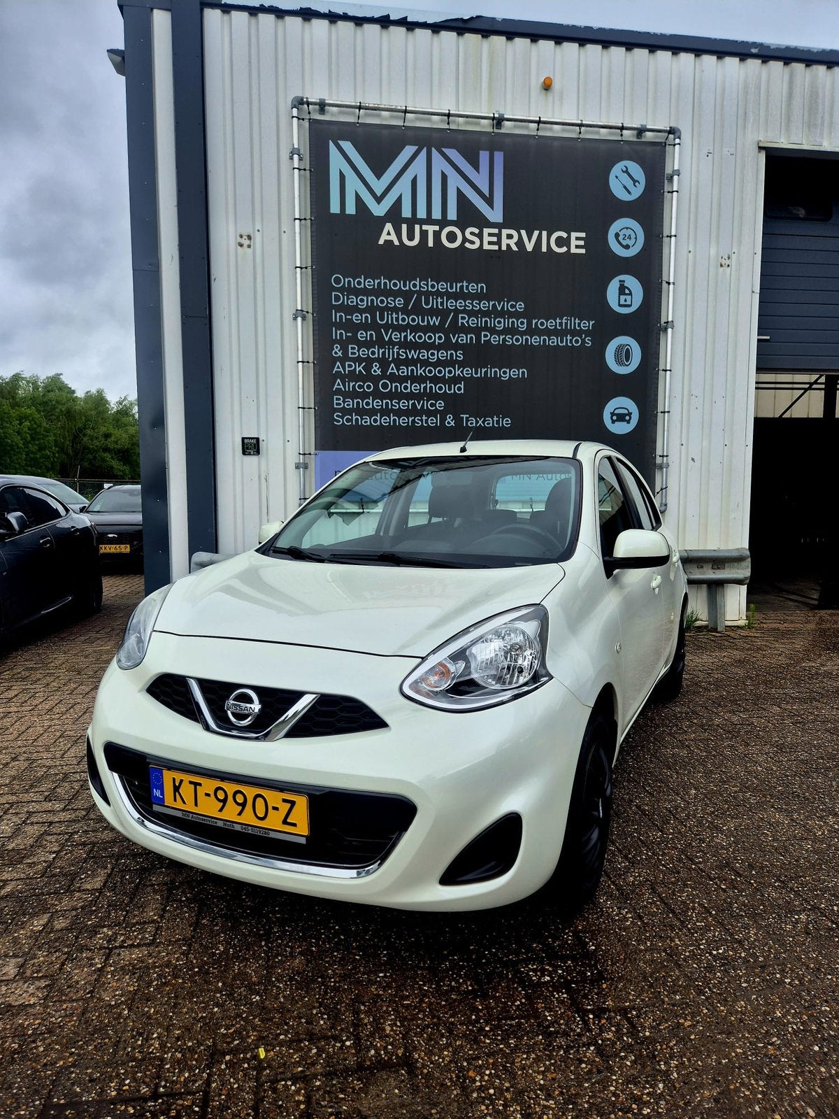 Nissan Micra 1.2 59KW 5DR 2016 Wit, Auto's, Voorwielaandrijving, Euro 5, Stof, 31 €/maand