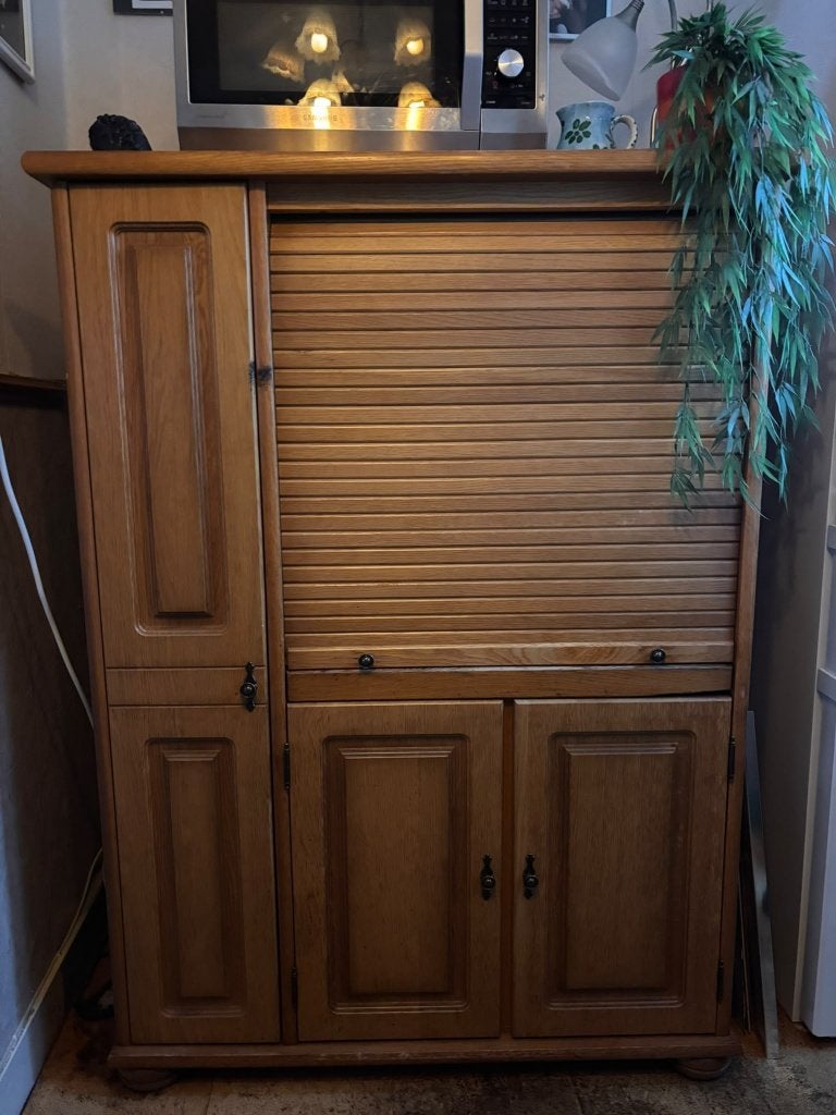 Computer kast / bureau, Huis en Inrichting, Ophalen, Gebruikt, 70 tot 120 cm, 120 tot 170 cm