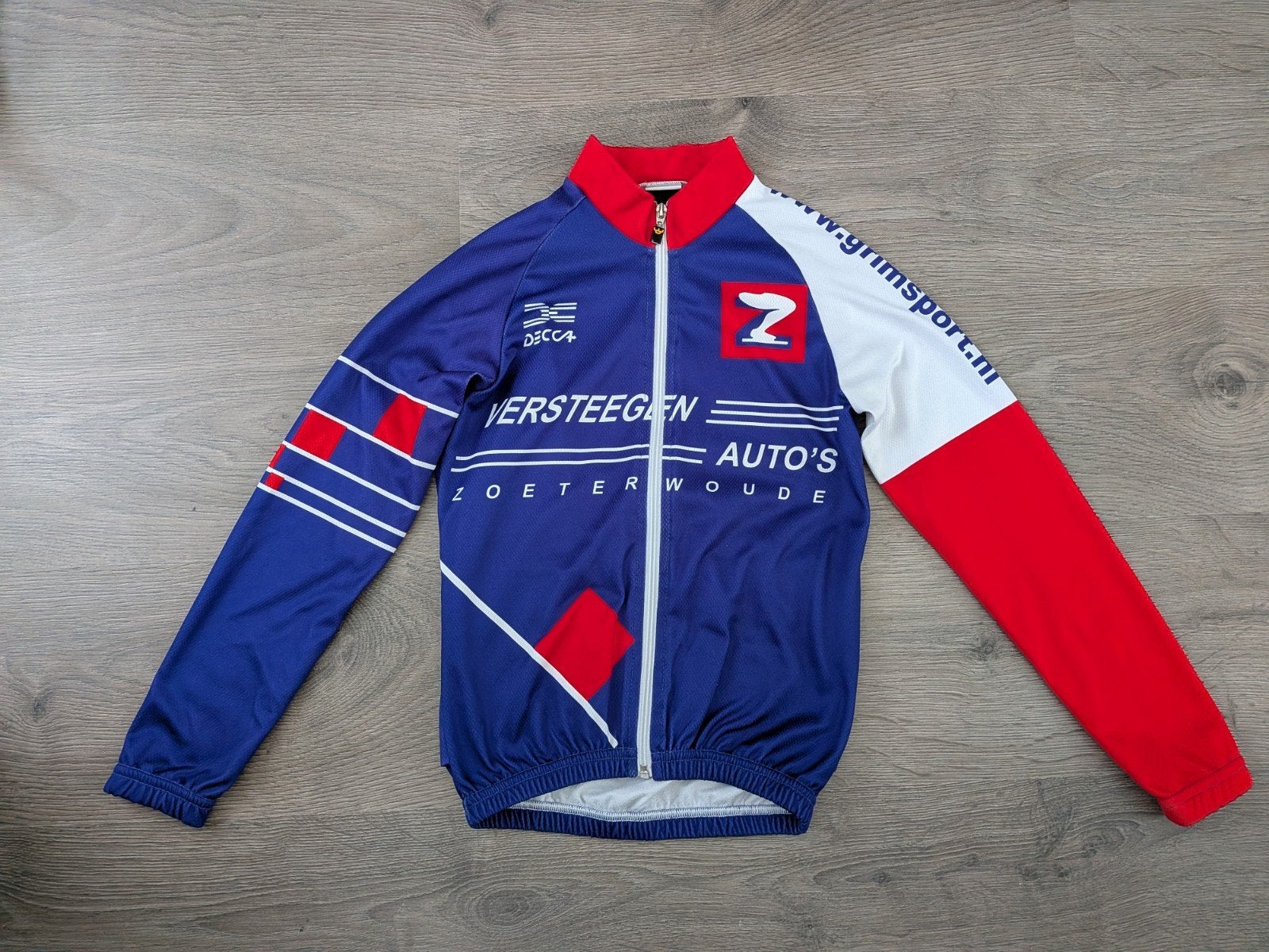 IJsclub Zoeterwoude trainingsjack maat 128/134/140, Sport en Fitness, Schaatsen, Ophalen, Gebruikt, Overige typen, Overige merken