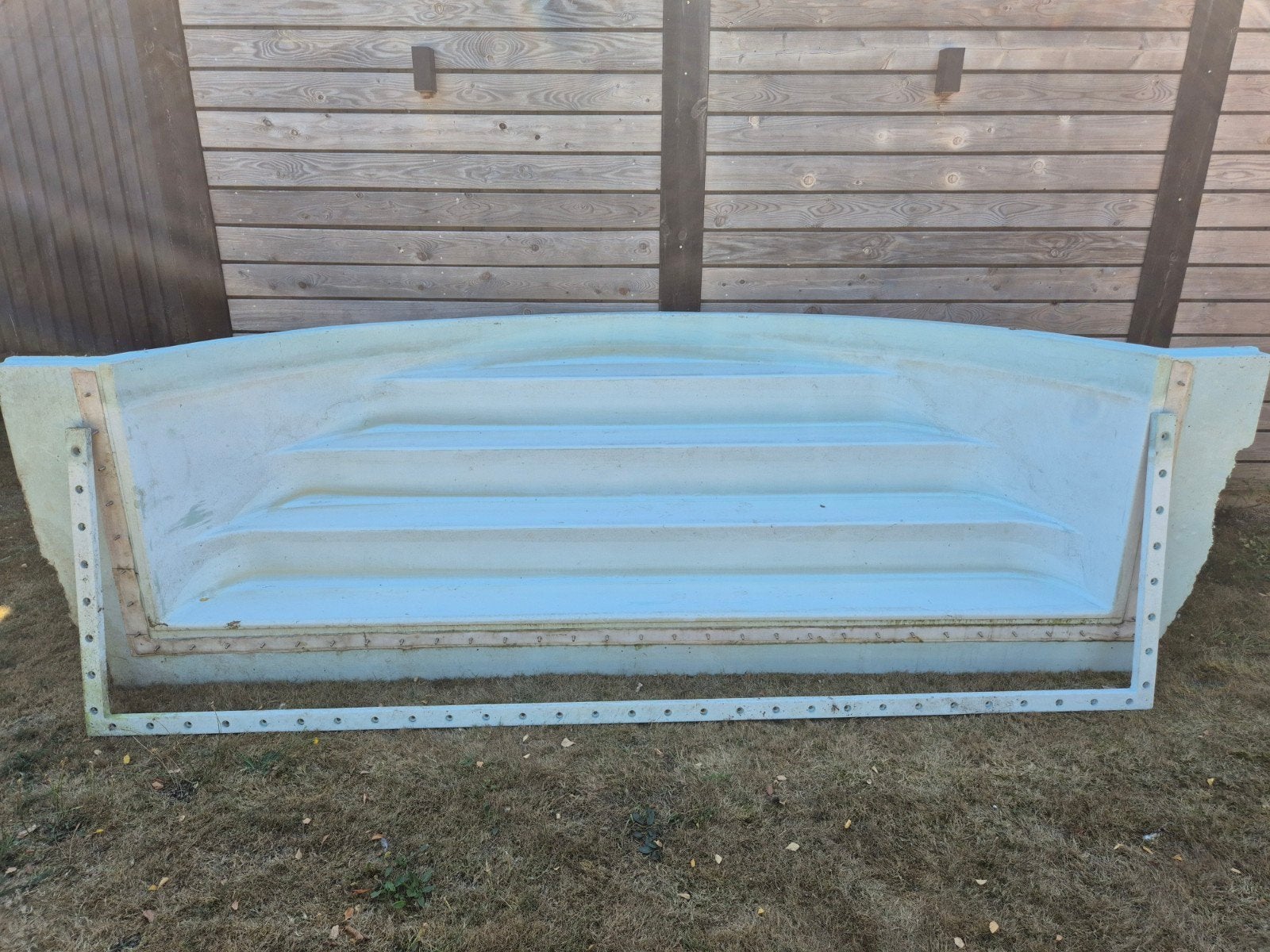 Zwembad trap - Polyester - 340 cm breed, Tuin en Terras, Gebruikt, 80 tot 120 cm, 300 cm of meer, Ophalen of Verzenden