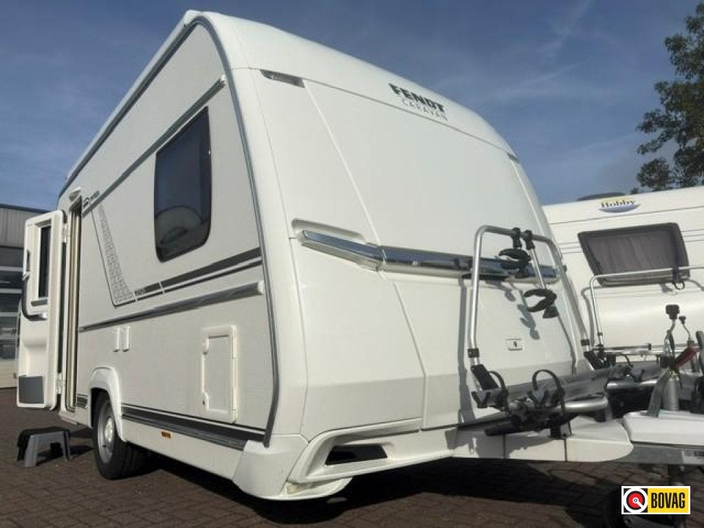 Fendt 390 FHS Bianco Mover Luifel fietsenrek, Caravans en Kamperen, Bedrijf, Treinzit, Overige typen, Fendt