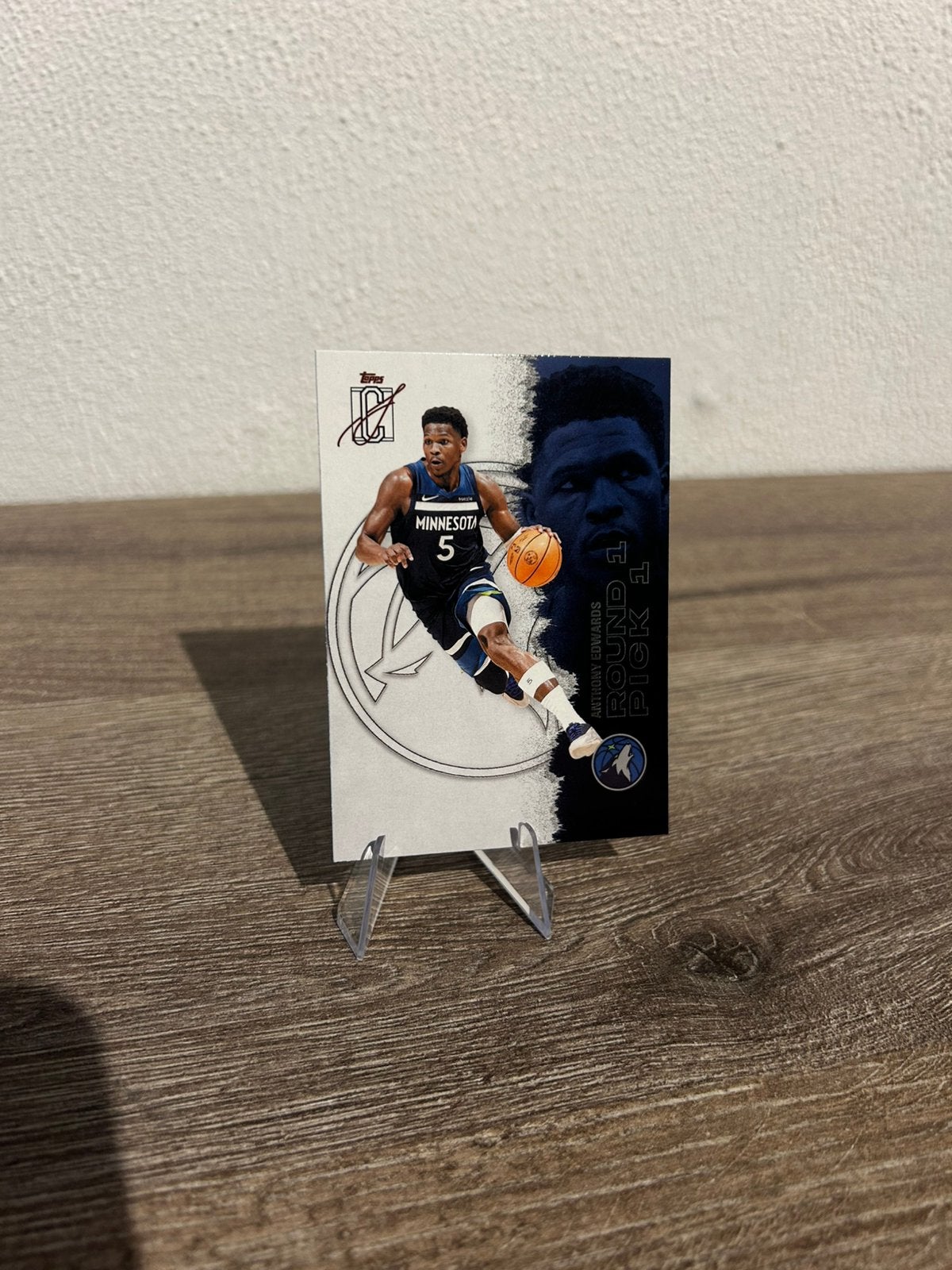 Anthony Edwards 2025-26 Topps NBA Signature Class #68, Hobby en Vrije tijd, Stickers en Plaatjes, Ophalen of Verzenden, Zo goed als nieuw