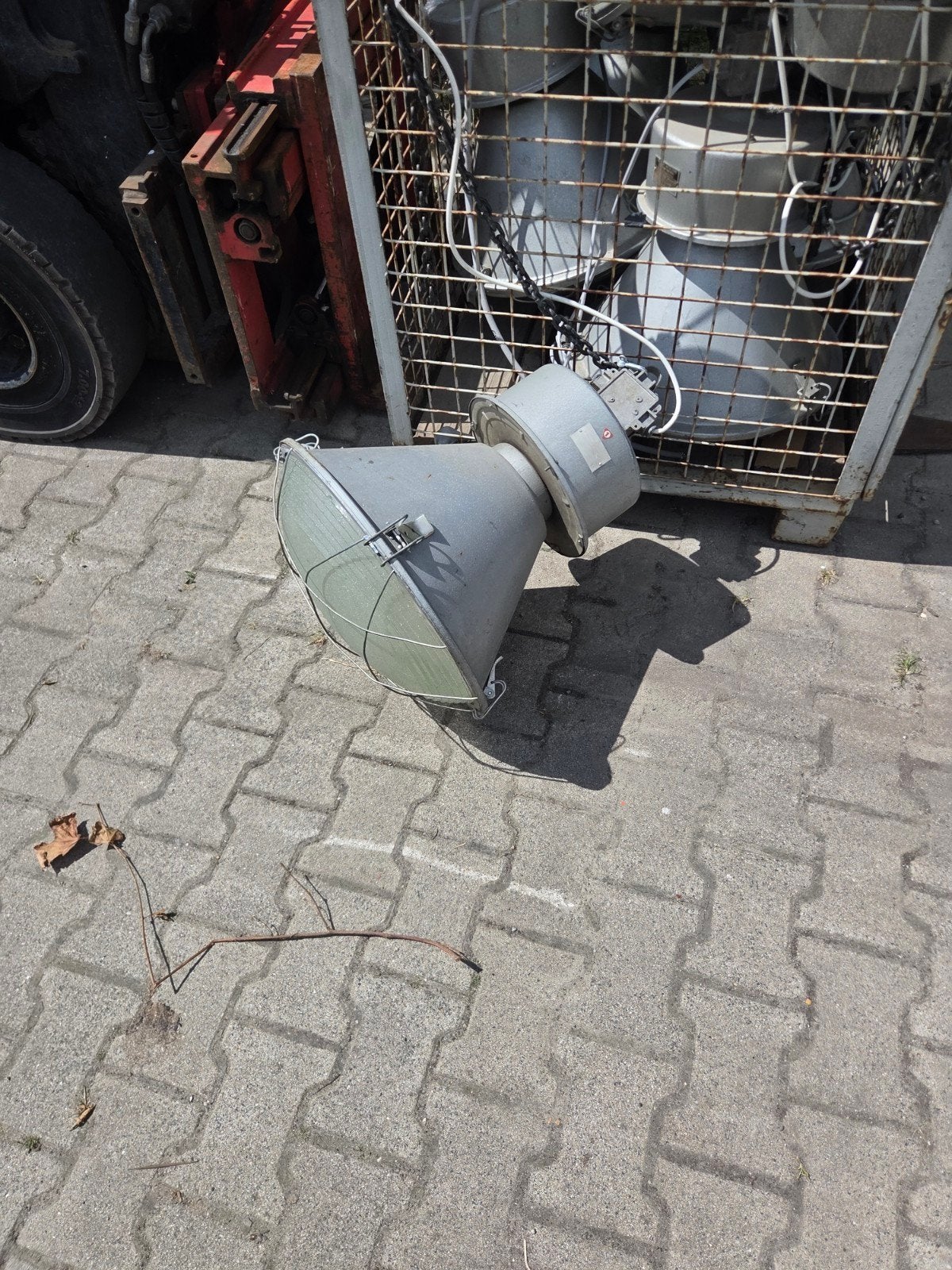 Industriële hanglamp Predom-Mesko ORP-250E, Gebruikt, Overige fittingen, Ophalen of Verzenden, Industrieel, Vintage