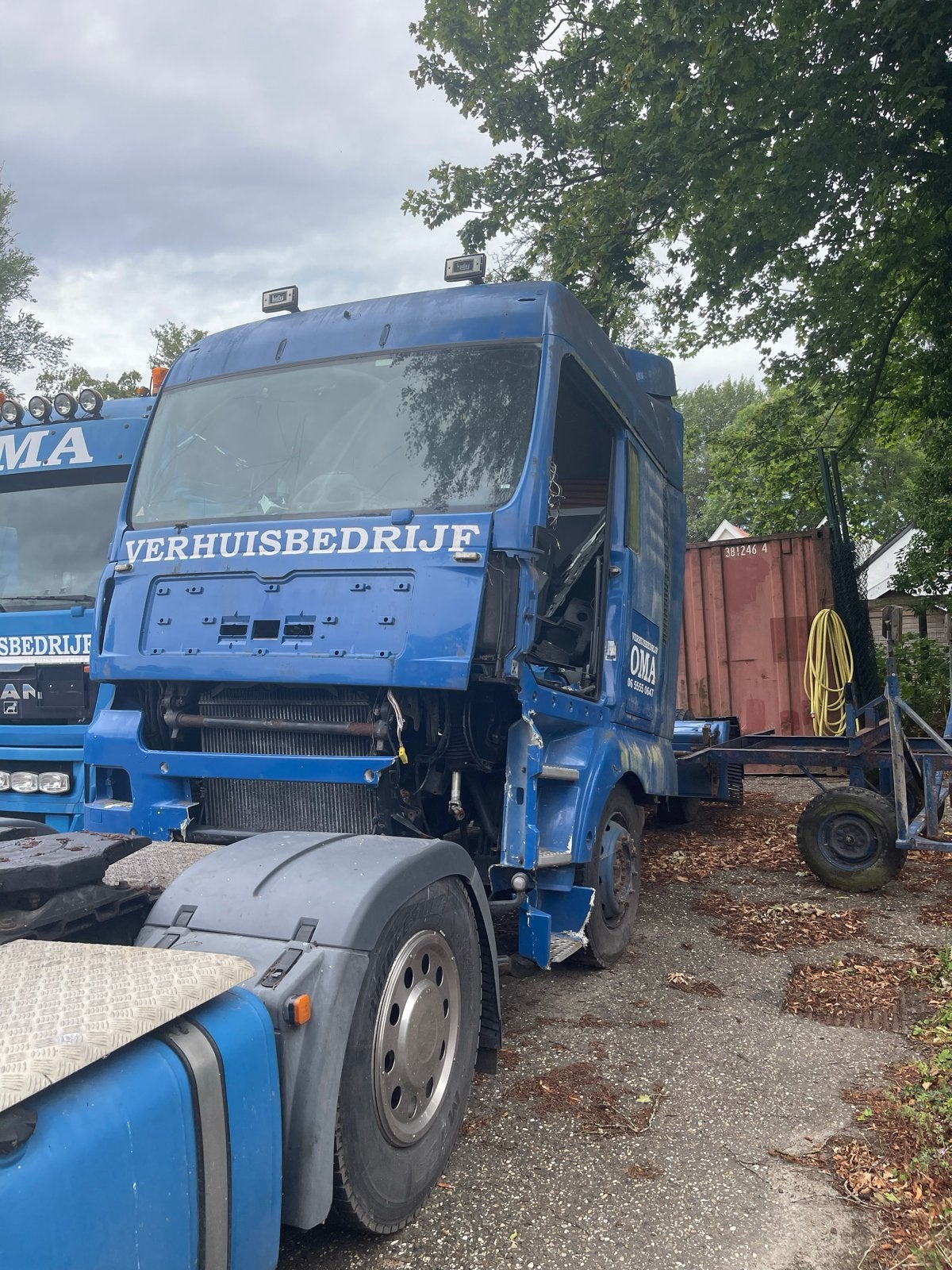MAN chassis / Cabine met Kenteken BS-BX-95, Ophalen, Gebruikt, MAN, Carrosserie en Plaatwerk