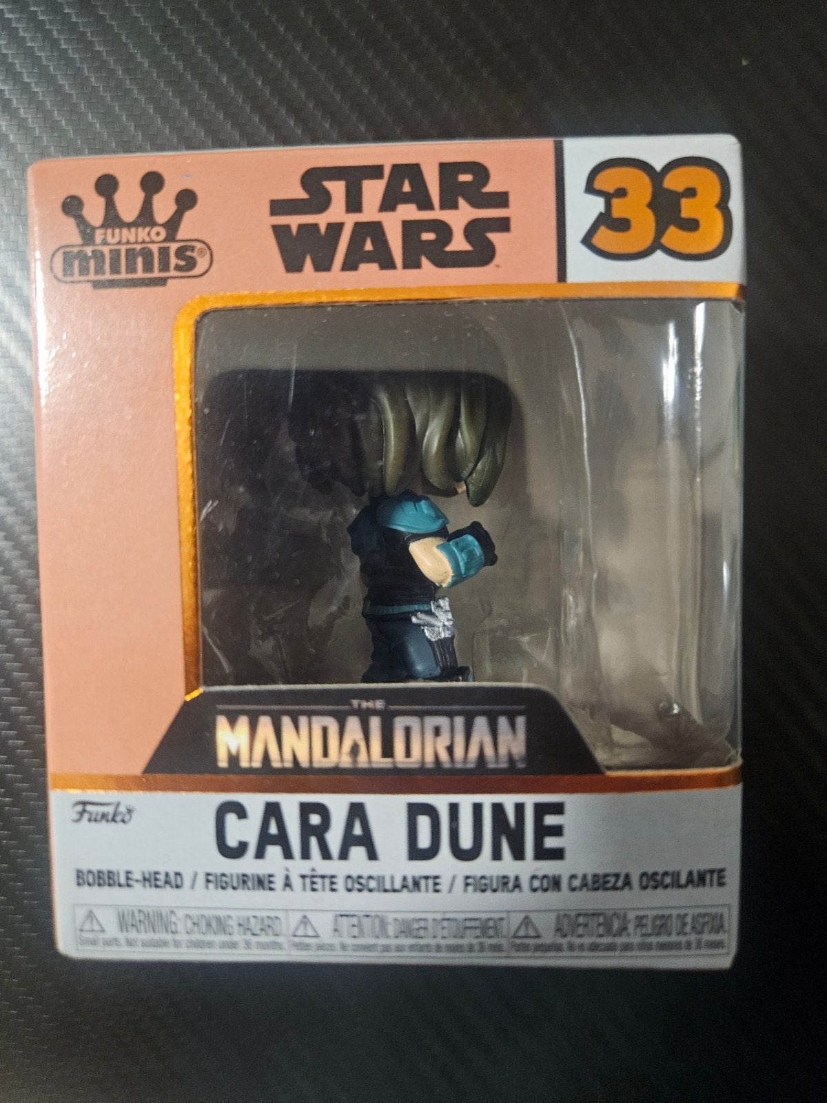 Funko Minis Star Wars The Mandalorian Cara Dune Bobble-Head, Ophalen, Nieuw