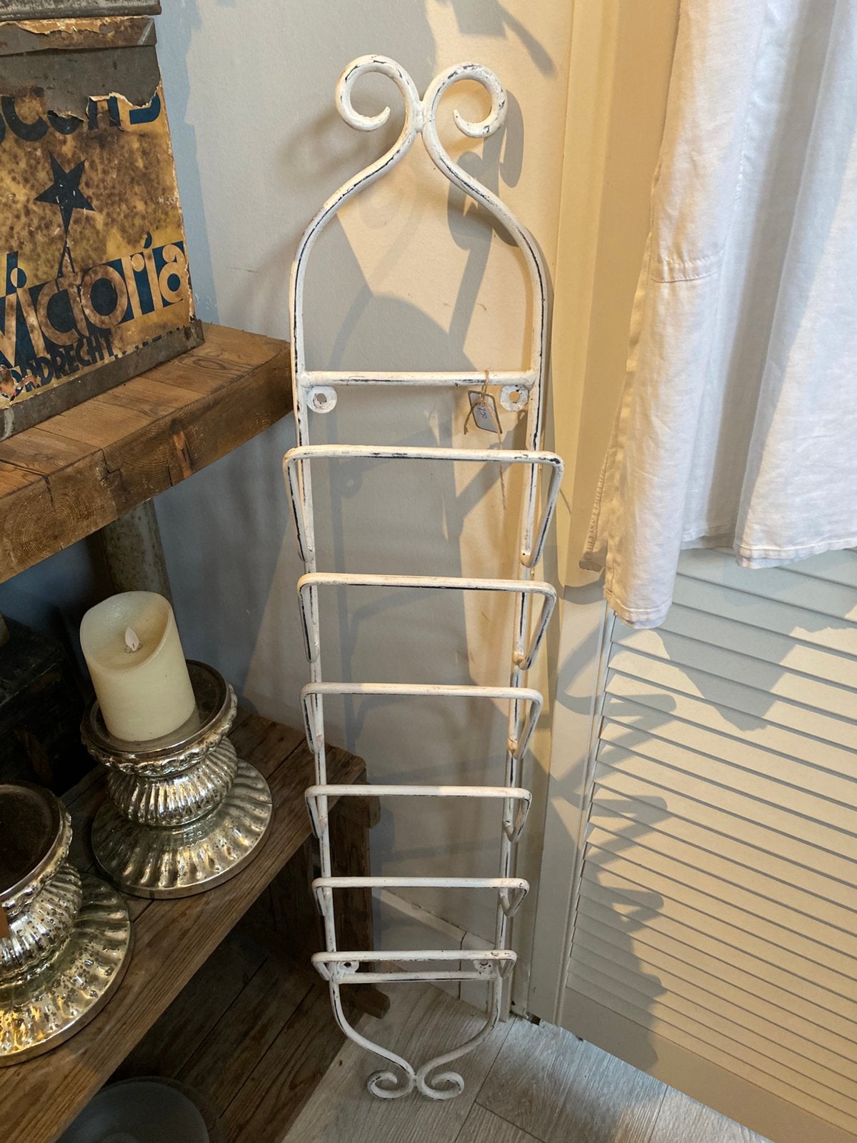 Leuk Tijdschriftenrek, Hangrek, Krantenrek, Brocante, Rek, Ophalen
