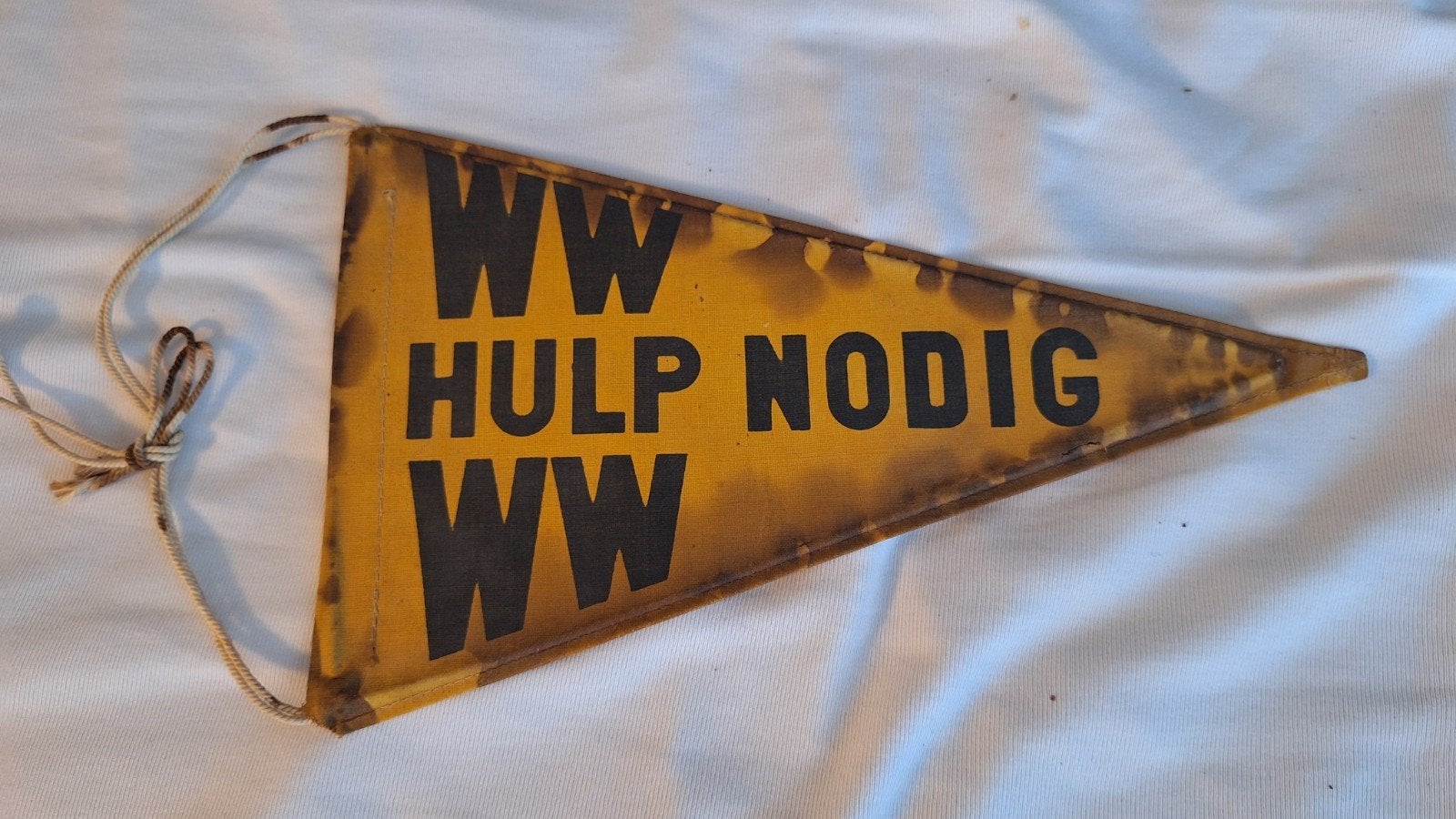 anwb vlag uit de jaren 50, Ophalen of Verzenden, Gebruikt