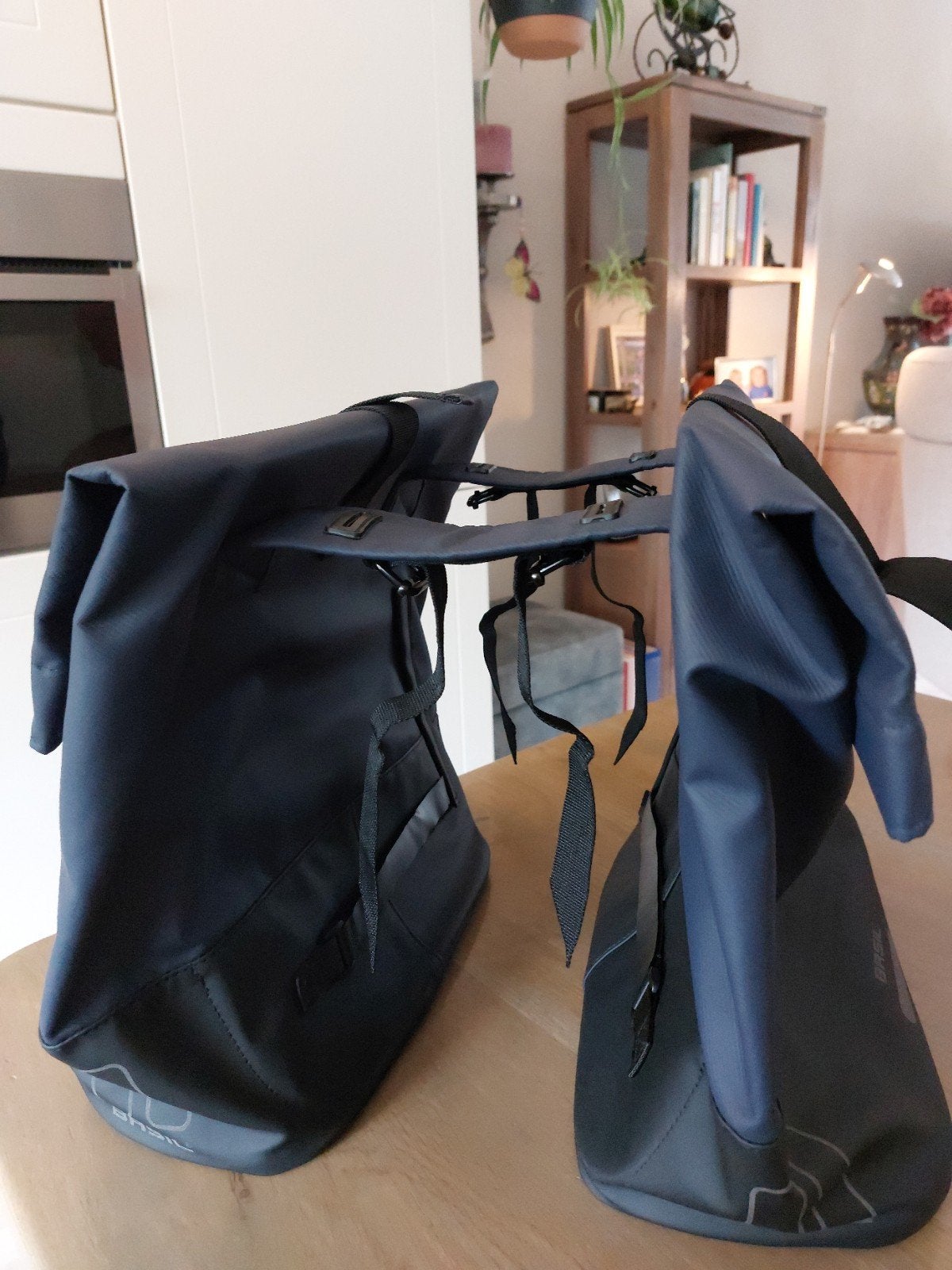 nieuwe dubbele fietstassen Basil, Ophalen, Nieuw, Basil blauw