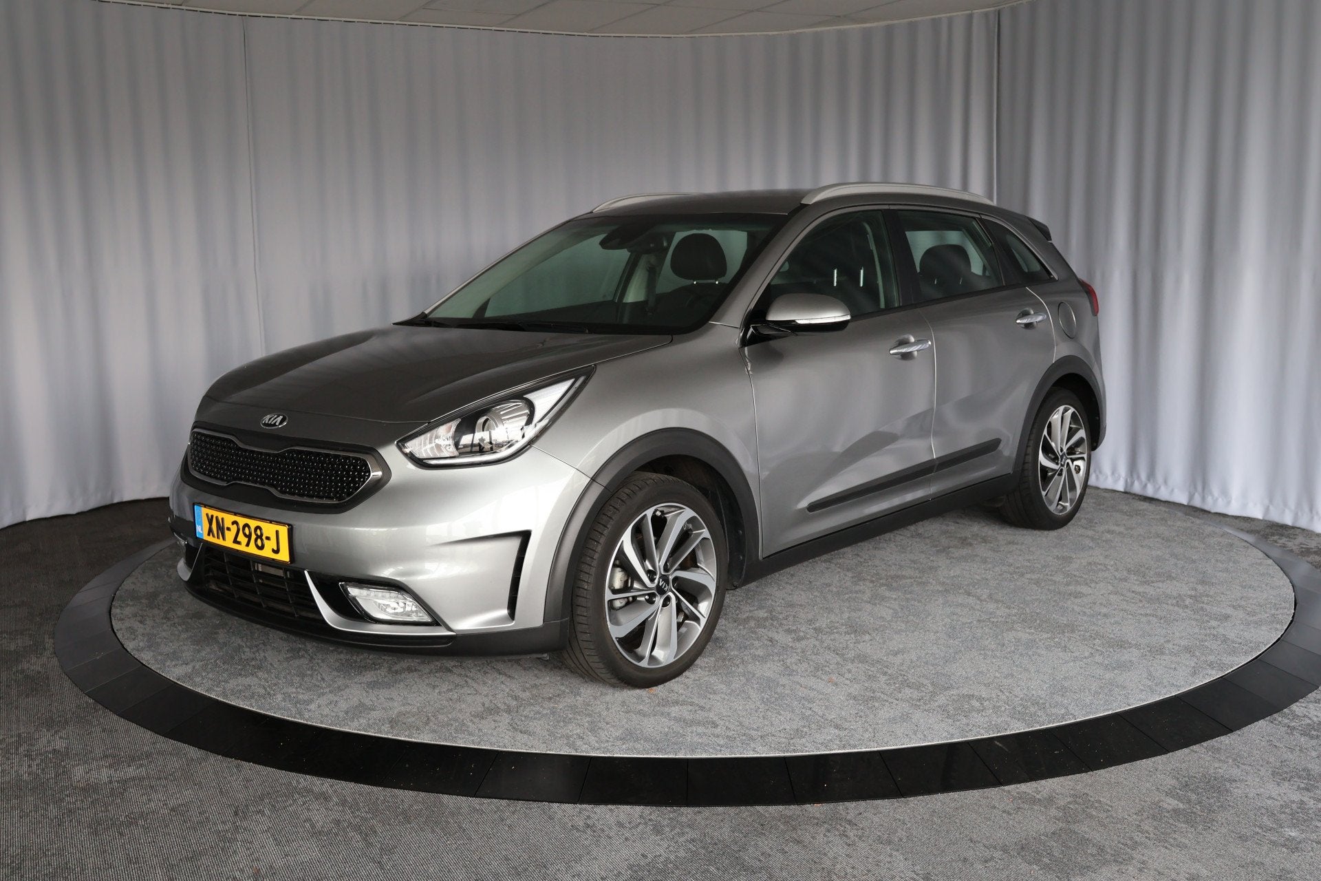 Kia Niro 1.6 GDi Hybrid DynamicLine, Carplay, Camera, Trekha, Dealer onderhouden, Stof, Gebruikt, Met garantie (alle)