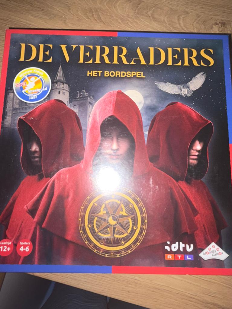 De Verraders, Hobby en Vrije tijd, Gezelschapsspellen | Bordspellen, Zo goed als nieuw, Ophalen