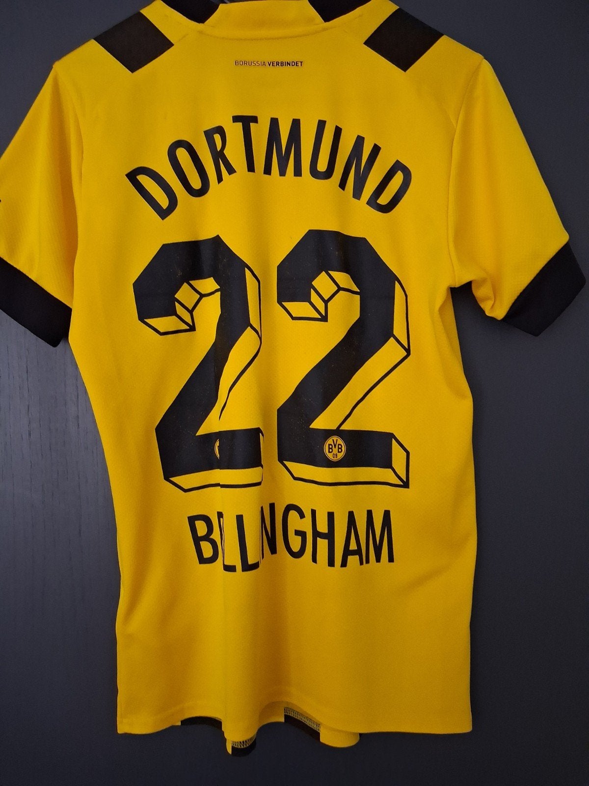 Borussia Dortmund shirt puma s small Bellingham, Maat S, Ophalen of Verzenden, Zo goed als nieuw, Shirt