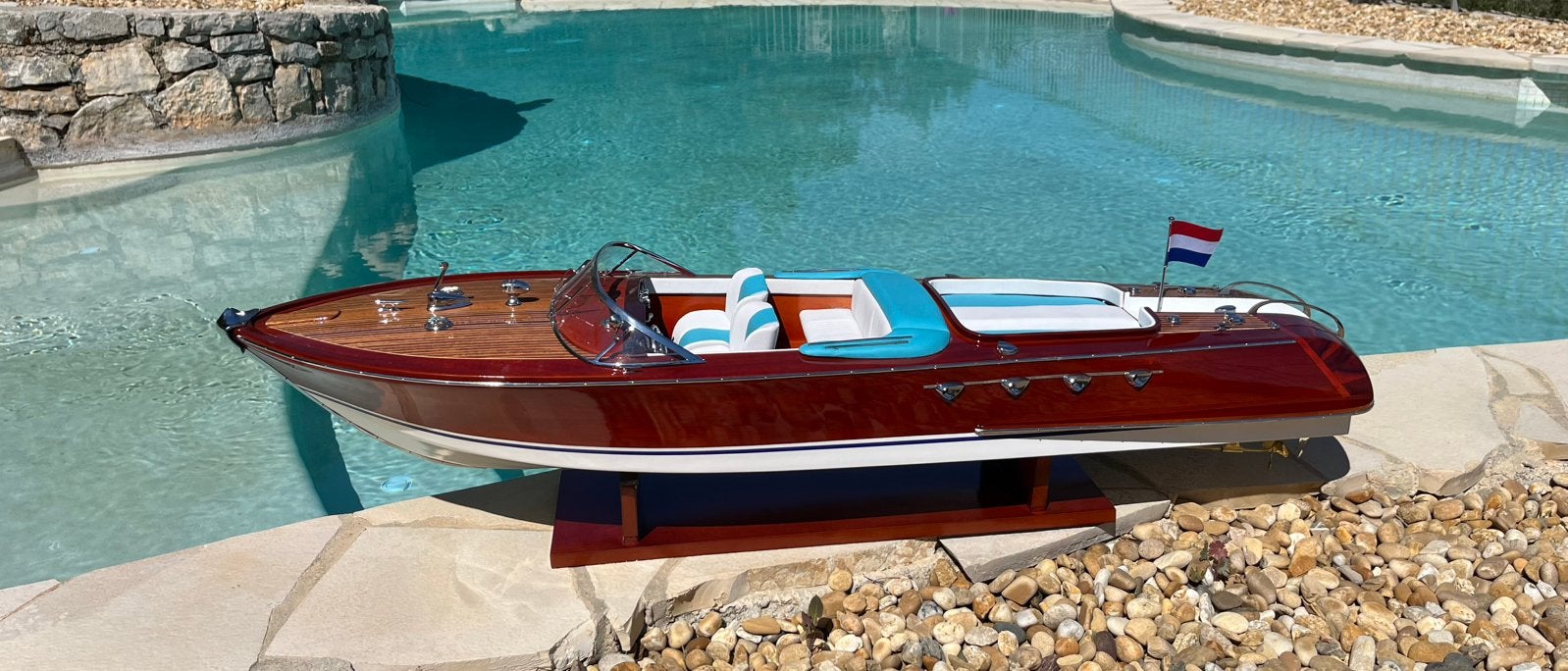 RIVA Aquarama 120 cm lang. Schaal 1:6.5., Ophalen of Verzenden, Zo goed als nieuw, Groter dan 1:32, Overige merken