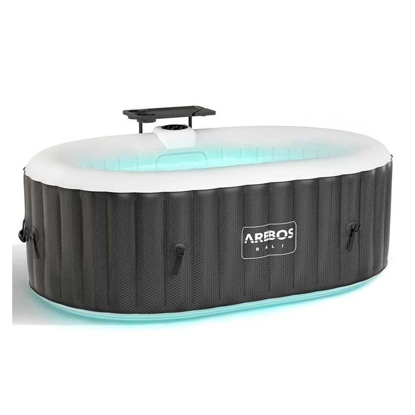 AREBOS Bali Opblaasbare Jacuzzi met LED en Accessoires, Ophalen of Verzenden, Nieuw, Filter, Opblaasbaar