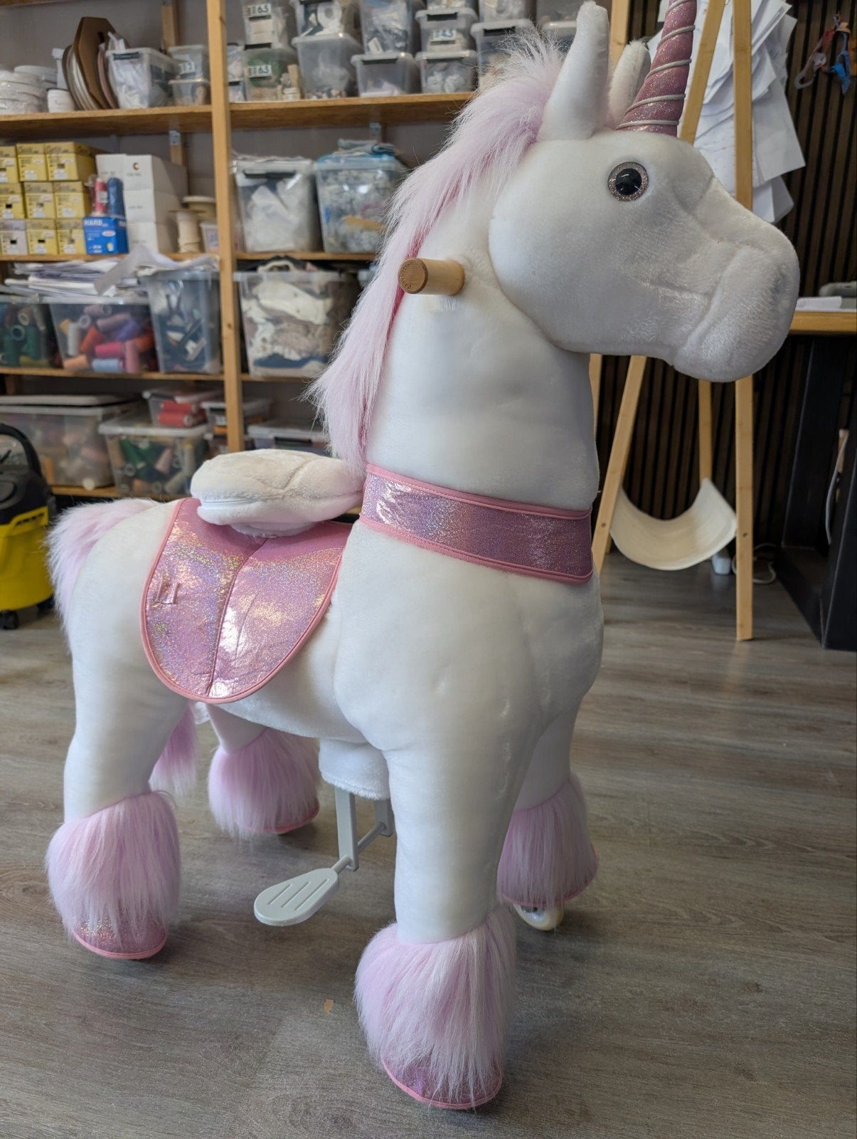 PonyCycle Eenhoorn - Interactief rijdier voor kinderen, Ophalen