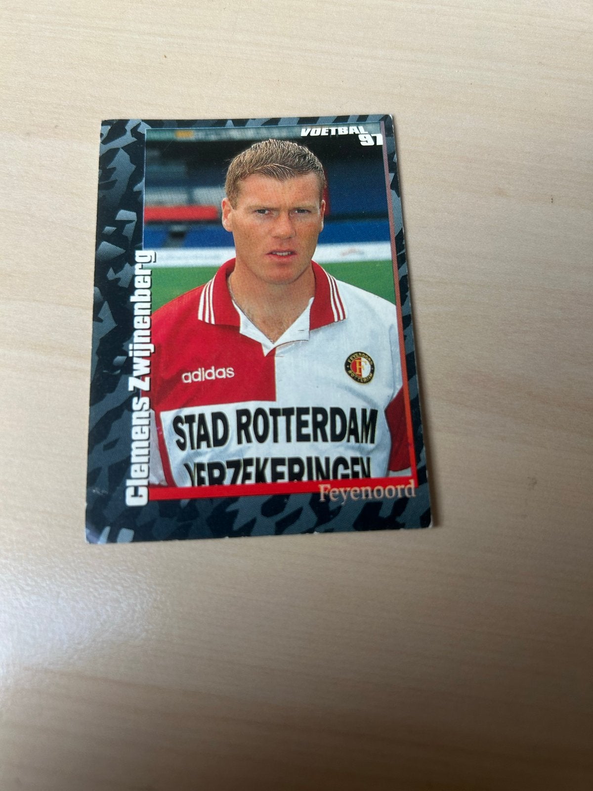 Voetbal 97 Panini Clemens Zwijnenberg Feyenoord, Ophalen of Verzenden, Zo goed als nieuw, Feyenoord, Poster, Plaatje of Sticker