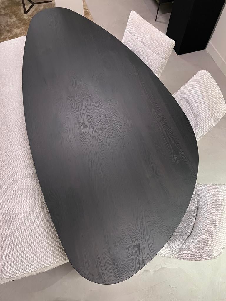 Eettafel Kiezelvorm - Alleen het blad, Ophalen, Eikenhout, 200 cm of meer, 50 tot 100 cm