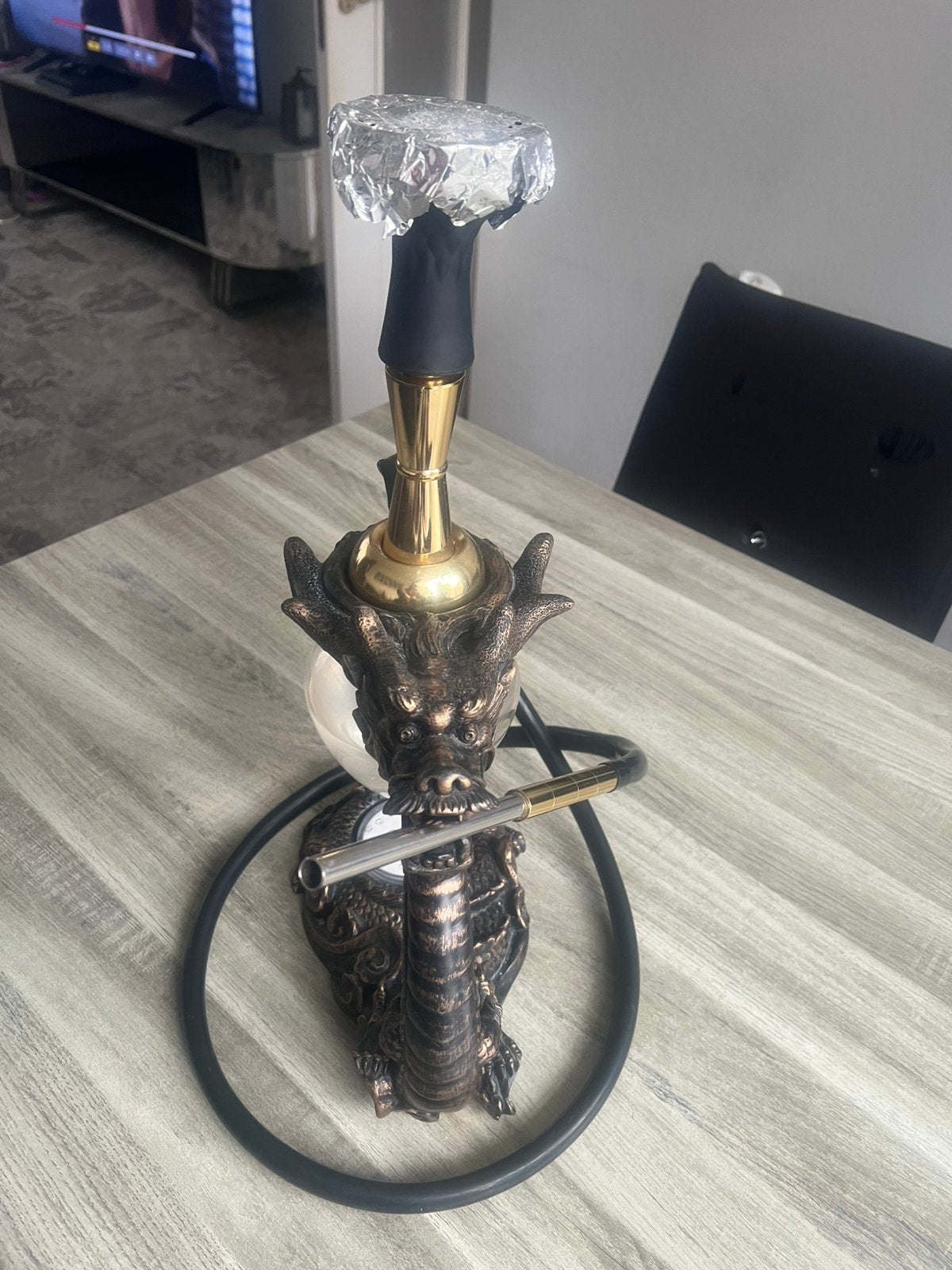 Shisha, Ophalen, Zo goed als nieuw
