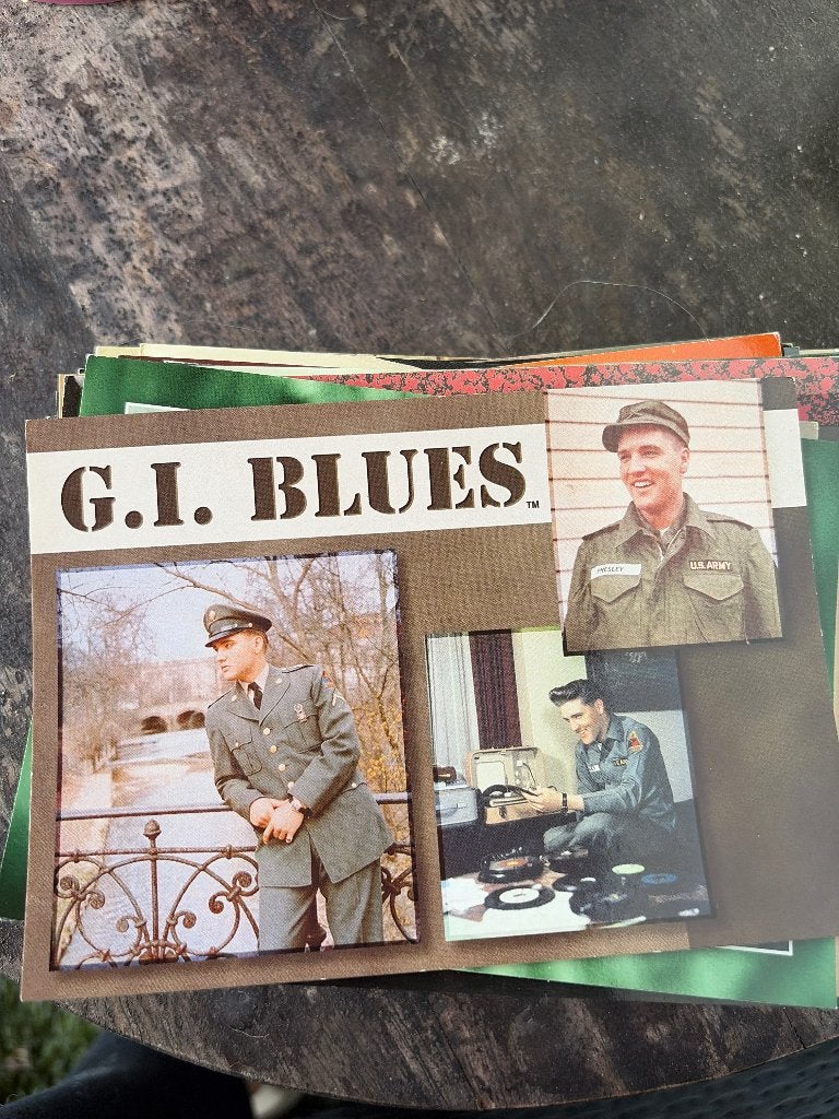 Elvis presley ansichtkaarten, Ophalen of Verzenden, 1960 tot 1980, Ongelopen, Sterren en Beroemdheden