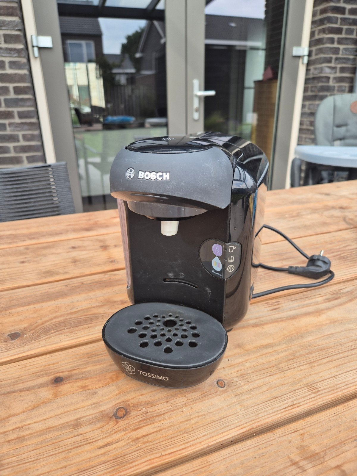 Bosch Tassimo koffiezetapparaat - Zwart, Gebruikt, Koffiemachine, Ophalen of Verzenden, 1 kopje