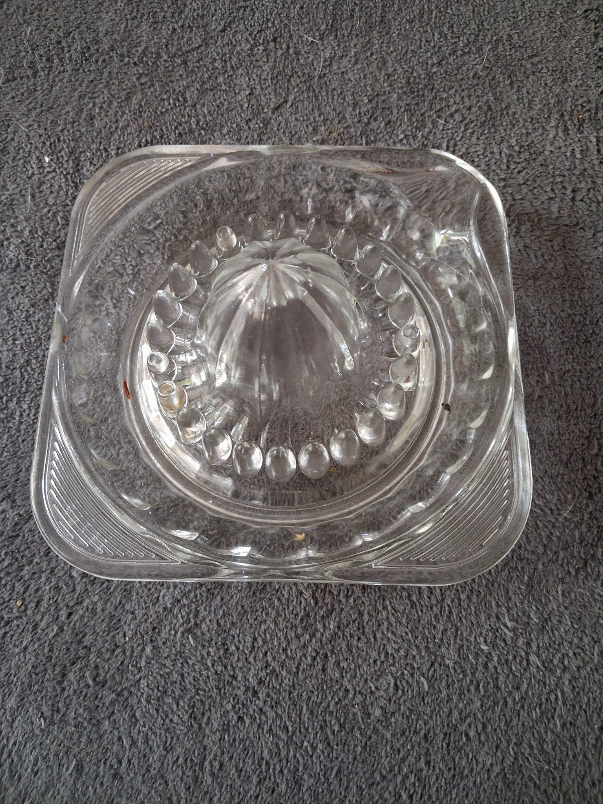 Vintage Glazen Citruspers - Handig Keukenhulpje, Antiek en Kunst, Ophalen of Verzenden