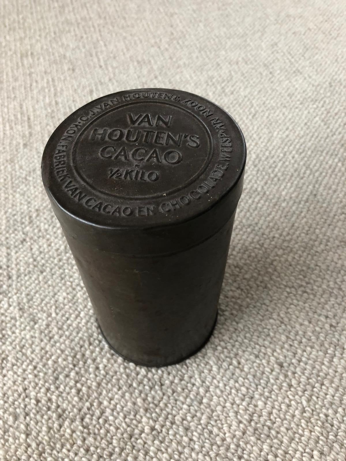 Antiek Van Houten's Cacao Blik - 1/2 Kilo, Ophalen of Verzenden