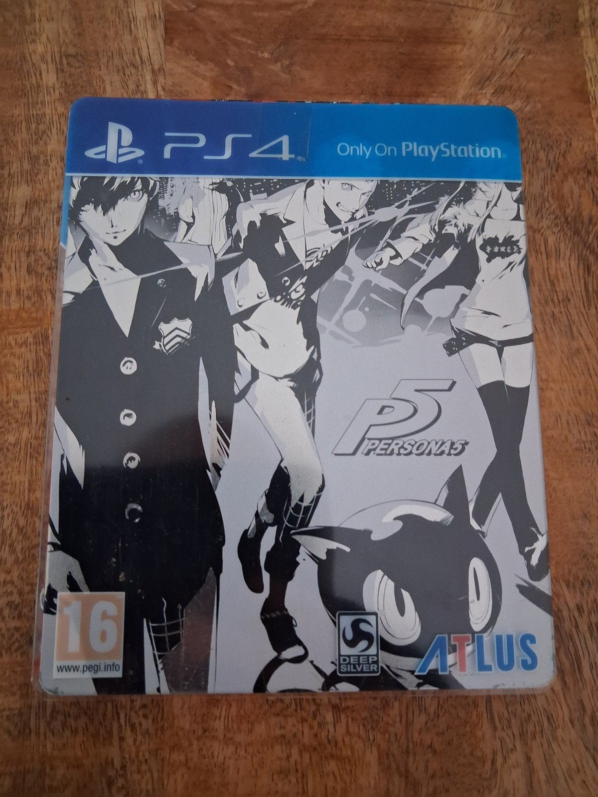 Persona 5 PS4 - Zo goed als nieuw Steelbook, 1 speler, Ophalen of Verzenden, Zo goed als nieuw, Role Playing Game (Rpg)