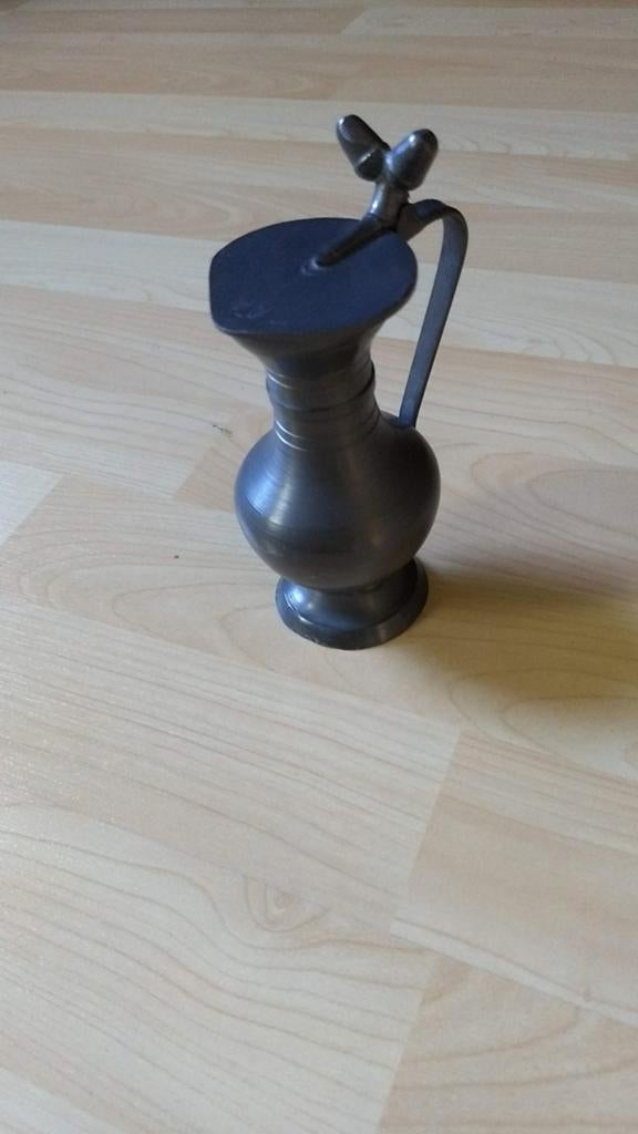 Tinnen eikelkan-hoogte 15cm, Antiek en Kunst, Ophalen