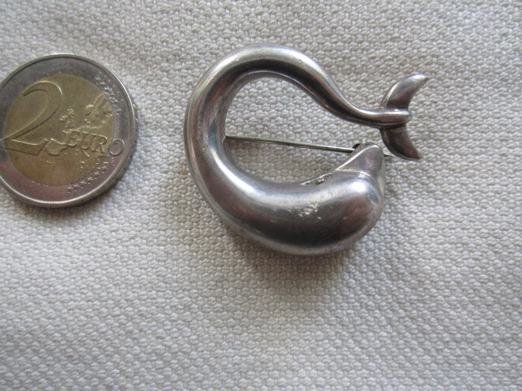7.    Schitterende oude broche,  zilver 925, Sieraden, Tassen en Uiterlijk, Ophalen, Zilver, Broche