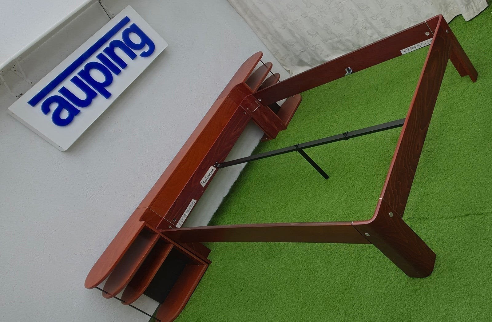 Auping Auronde Bed 140x200cm, Gebruikt, ., Tweepersoons, Ophalen of Verzenden
